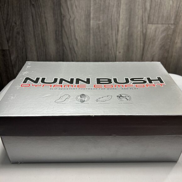 NEW Nunn Bush Dynamic Comfort Slip Resistant Turner Cognac 8.5 M With Box main image 4